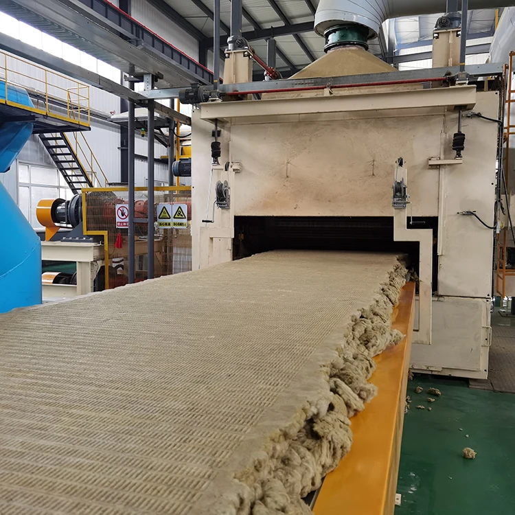 High Speed Mineral Wool Rock Wool Fiber Board Production Line Mineral Wool Panel Making Machine