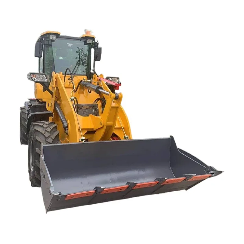 High Efficiency 3 Ton 5 Tons Hydraulic Wheel Loader With Grass Fork