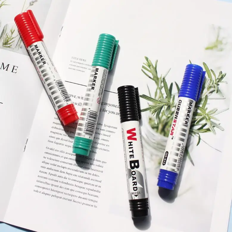 Teacher Teaching Dry Erase Bright 125mm Thick Long Blackboard Whiteboard Marker Pen Set School Office Supplier