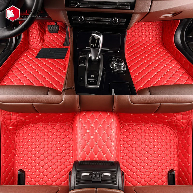 
Mcow 2020 High Quality Durable Customized Leather 3D 5D Car Foot Mat Car Floor Carpets Car Mats 