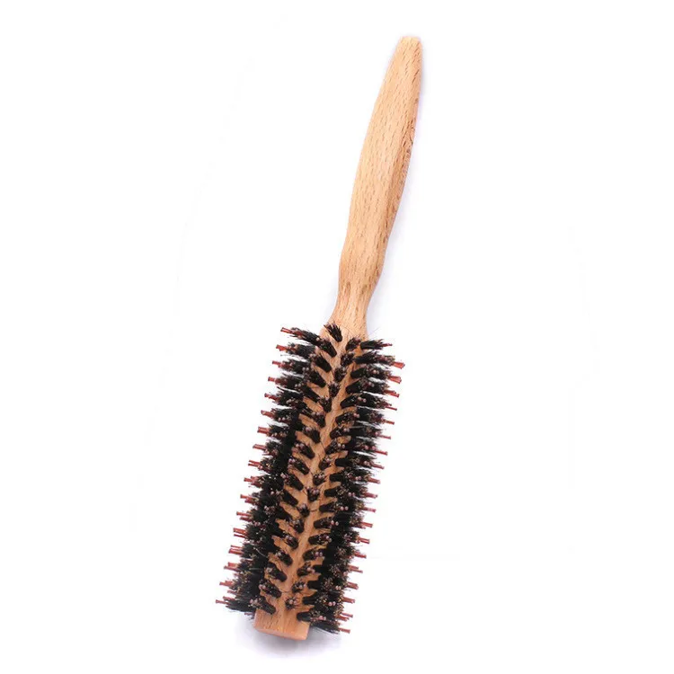 Wholesale price heat resistant roller comb with bristle for beauty hair design comb