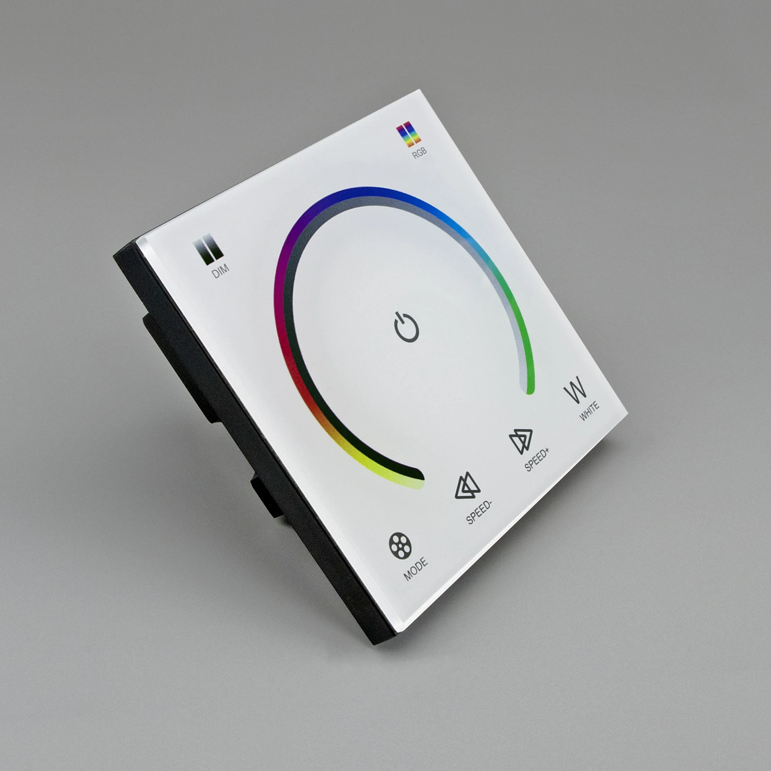 Smart Lighting RGBW Touch Glass  86 Panel semi-circle touch RGBW controller for RGBW Light Strip Light strip 12-24V dimmer