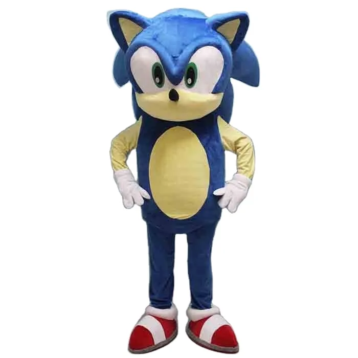 New design carnival party teddt bear cartoon character sonic mascot costumes for sale