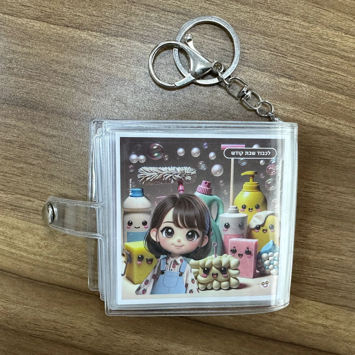 2024 Custom mini photo album photo storage album PVC photo organizer with keyrings 36 Pockets Mini Picture Book