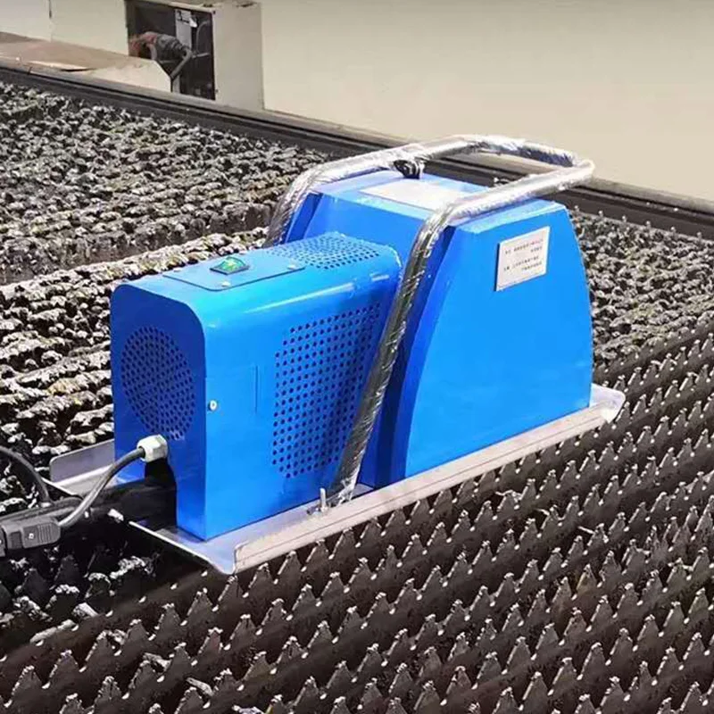 Hot Sale Manual Portable Fiber Laser Cutting Table Slat Cleaner Slag Removal Machine Slag Cleaning Equipment