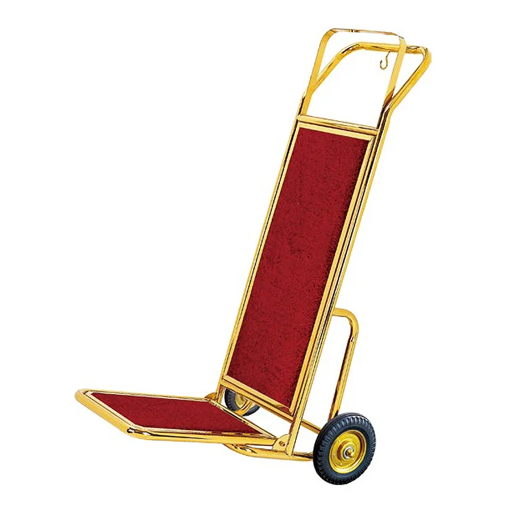 Factory Supply Hotel Service Trolley luggage Carts , Stainless Steel Logistics Serving Trolley For Star Hotels
