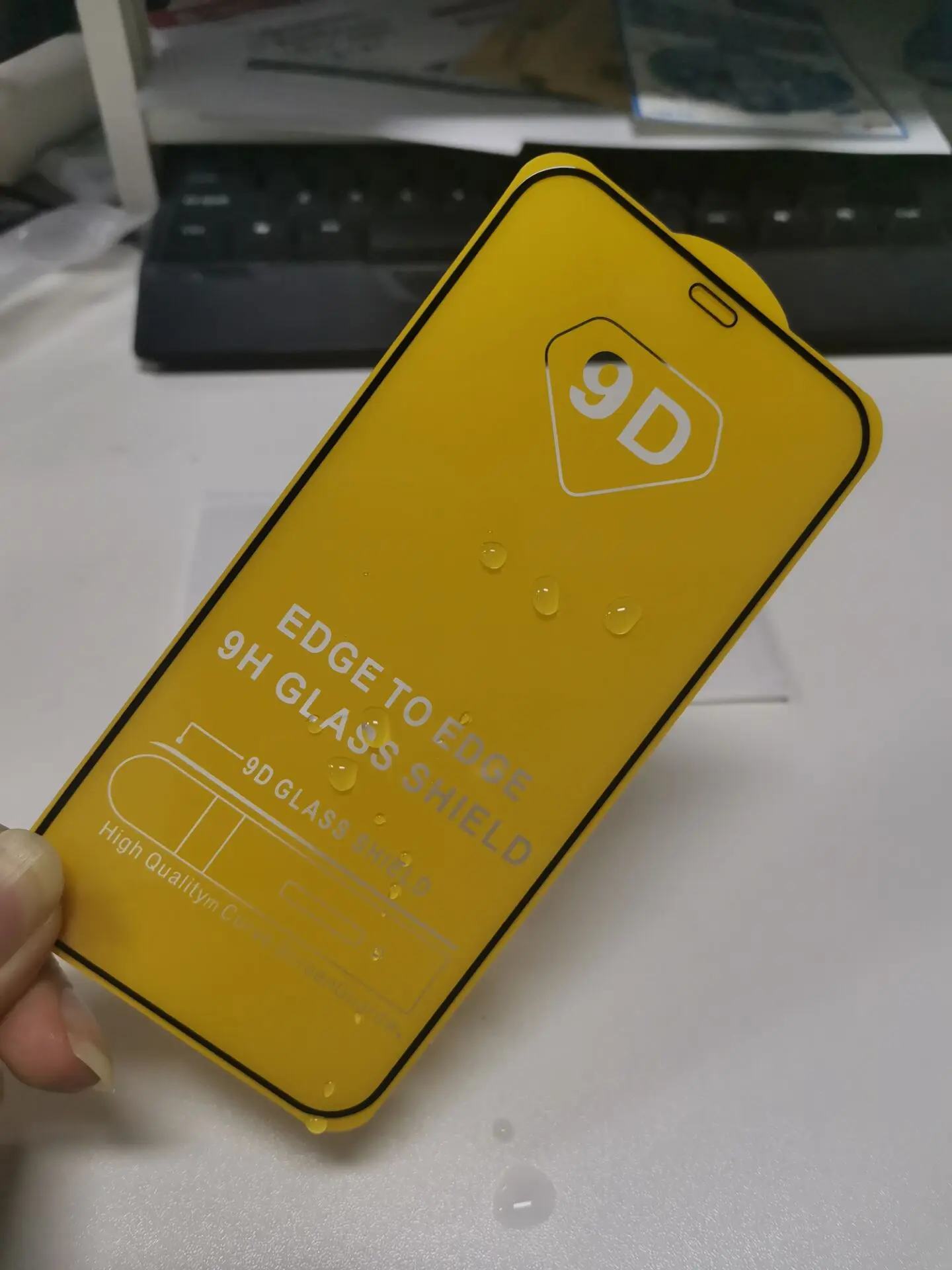 9D закаленное стекло для защиты экрана от поставщиков защитная пленка твердость 9H шелковая iphone