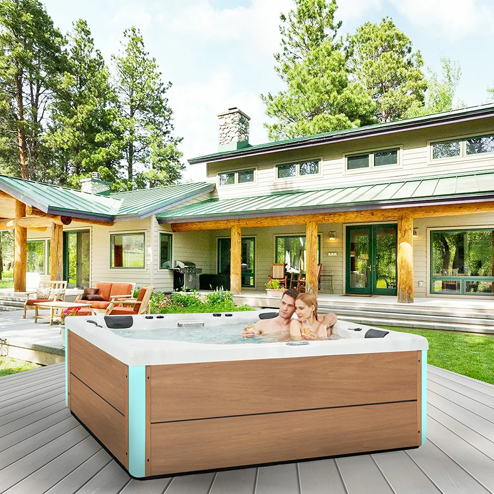 Deluxe hot tub garden outdoor spa 	modern pedicure spa massage chair for nail salon with massage jet and aroma