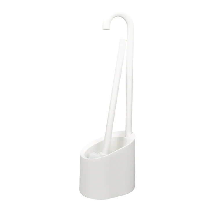 New Creative Design PP Plastic with Magnetic Function Durable Quick-drying Clean and Hygienic Toilet Brush and Holder