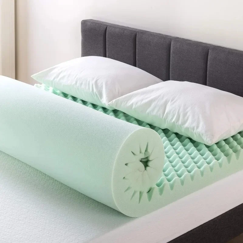 FDA Verified Manufacturer for Cooling Gel Mattress Topper Embossed Pattern Soft Memory Foam Mattress
