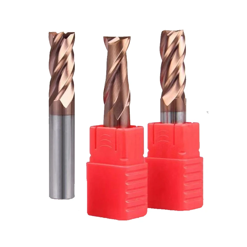 HRC55 4 flutes tungsten side milling cutter safety milling cutters