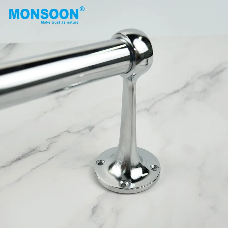 Chrome Furniture Hardware 888 stainless seamless hanging triangle wardrobe chrome steel tube