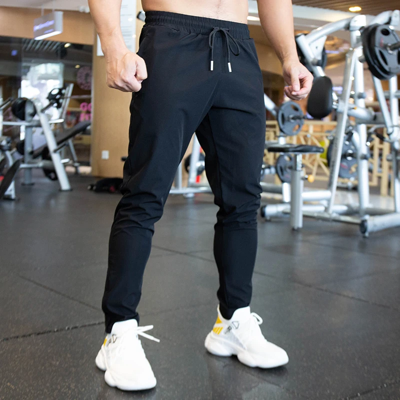 Mens Jogger Pants Fitness Men Sportswear Men Tracksuit Bottoms Skinny Sweat Workout Running Pants