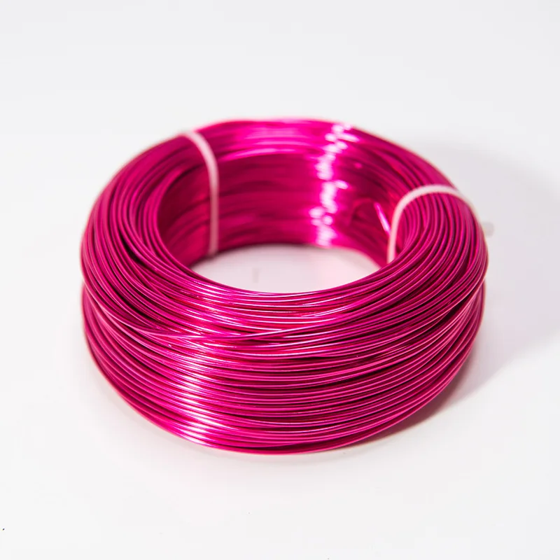 0.8mm Diy colorful aluminum craft wire jewelry process material wire soft bonsai aluminum wire