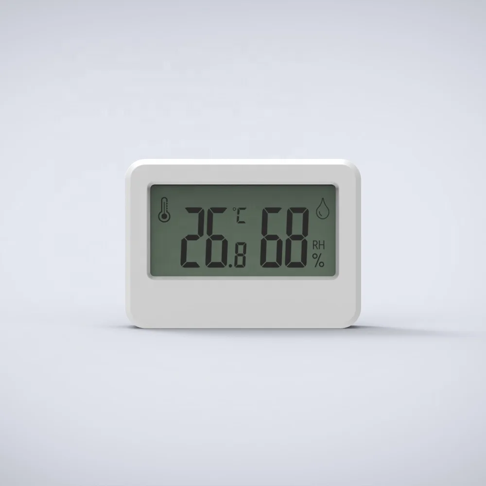 Мини комнатной температуры метр цифровой ЖК-дисплей в помещении и гигрометром декоративные часы для датчика