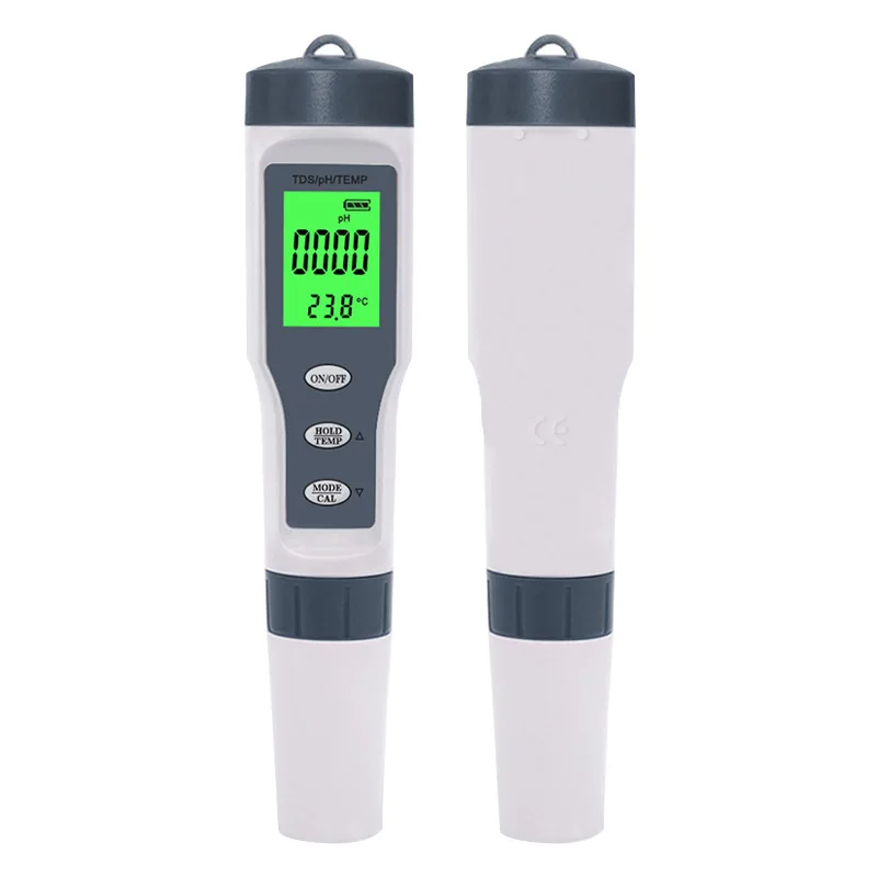 Hot sale New 3 in 1 TDS / PH / Temperature Moisture Meter Plants Hydroponics Analyzer Measurement Meter for Garden