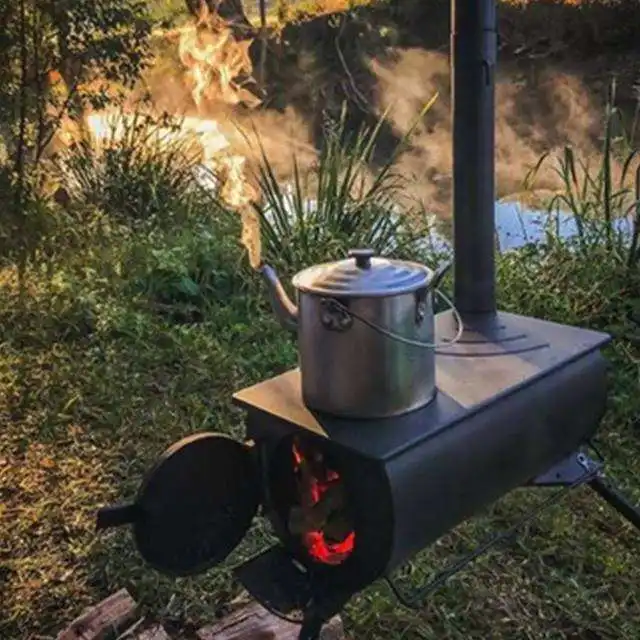 Factory Price Foldable Camping Wood Stove For Hike Travel Boat Hunting Tent Cooking Stove