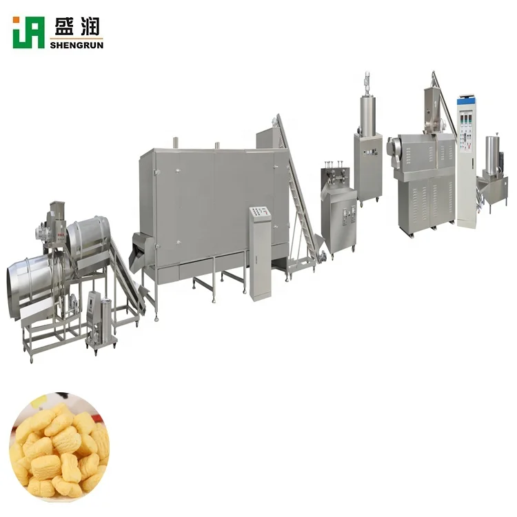 core snack production line snacks making machine snack food production line