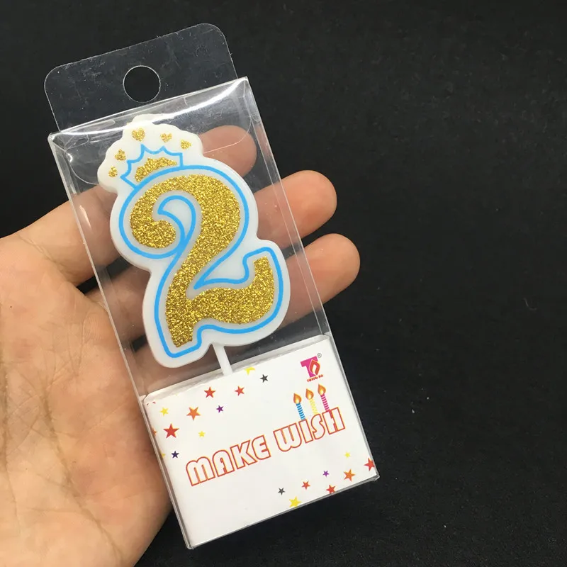 Home Decorations Soy Wax Paraffin Candle Soy Custom Colorful Candle Birthday Party Number Shaped Birthday Tiny Candles