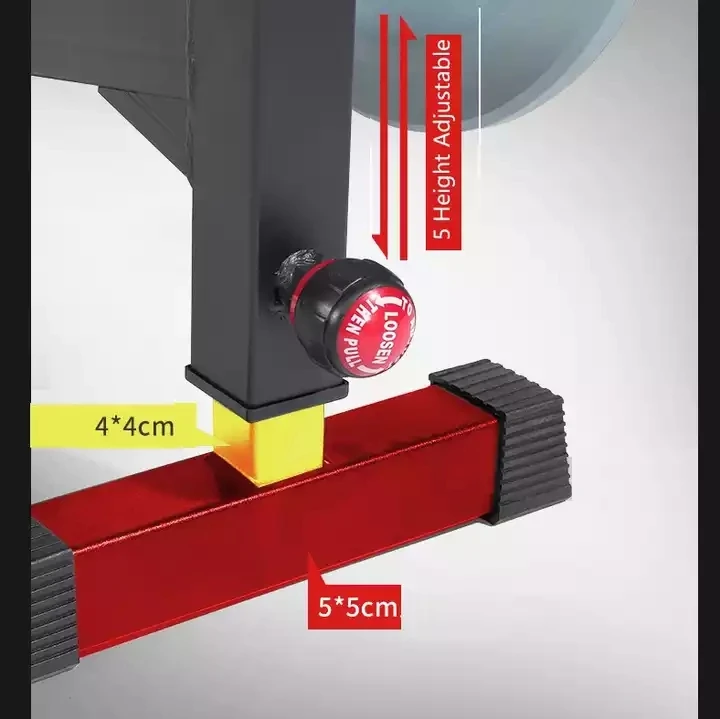 ActEarlier 1 Piece Gym Equipment Deadlift Rack Multifunctional Training Rack Barbell Bar Deadlift Buffer Rack
