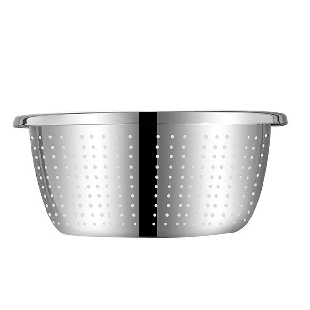 
Good Quality Stainless Steel Colander Kitchen Metal Colander Basket Set Vegetable Strainer Colanders 