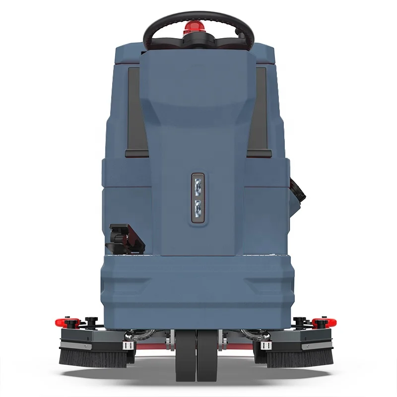 BOSHUO industrial electrical street washing cleaner vacuum sweeper machine