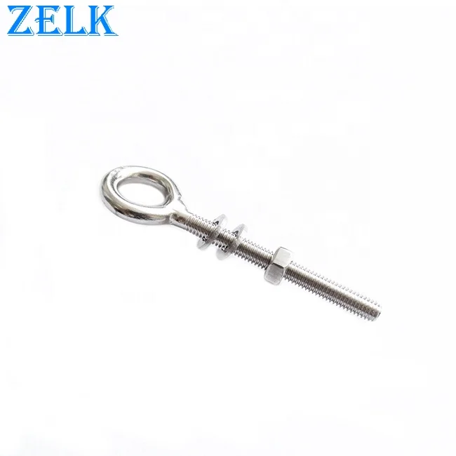 Rigging Hardware High Polished Stainless Steel US Type Regular eye Bolt