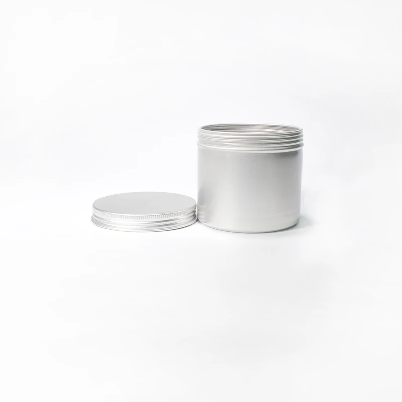 
Tea aluminum tin can with screw lids food grade packaging food storage metal round container for cookie tea candy 350ml 
