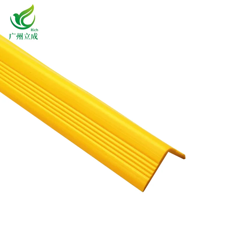 Rich7306 PVC Stairs Anti-Slip Strip Self-Adhesive PVC Prolfile For Stairs PVC Edge Banding  For  Furniture Wall Corner protector