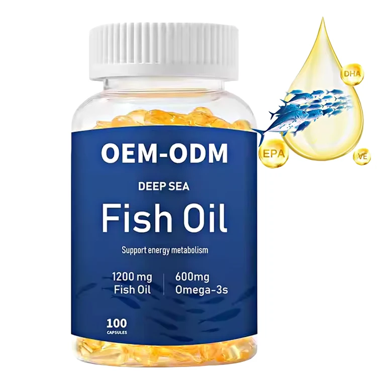 Made in China Deep Fish Oil Supplements Reducing Cholesterol Vitamin D3 Omega 3 Fish Oil Capsules
