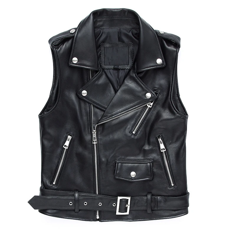 Hot Selling Factory Direct Selling Cheap Custom Sleeveless Biker Waistcoat Vest For Women