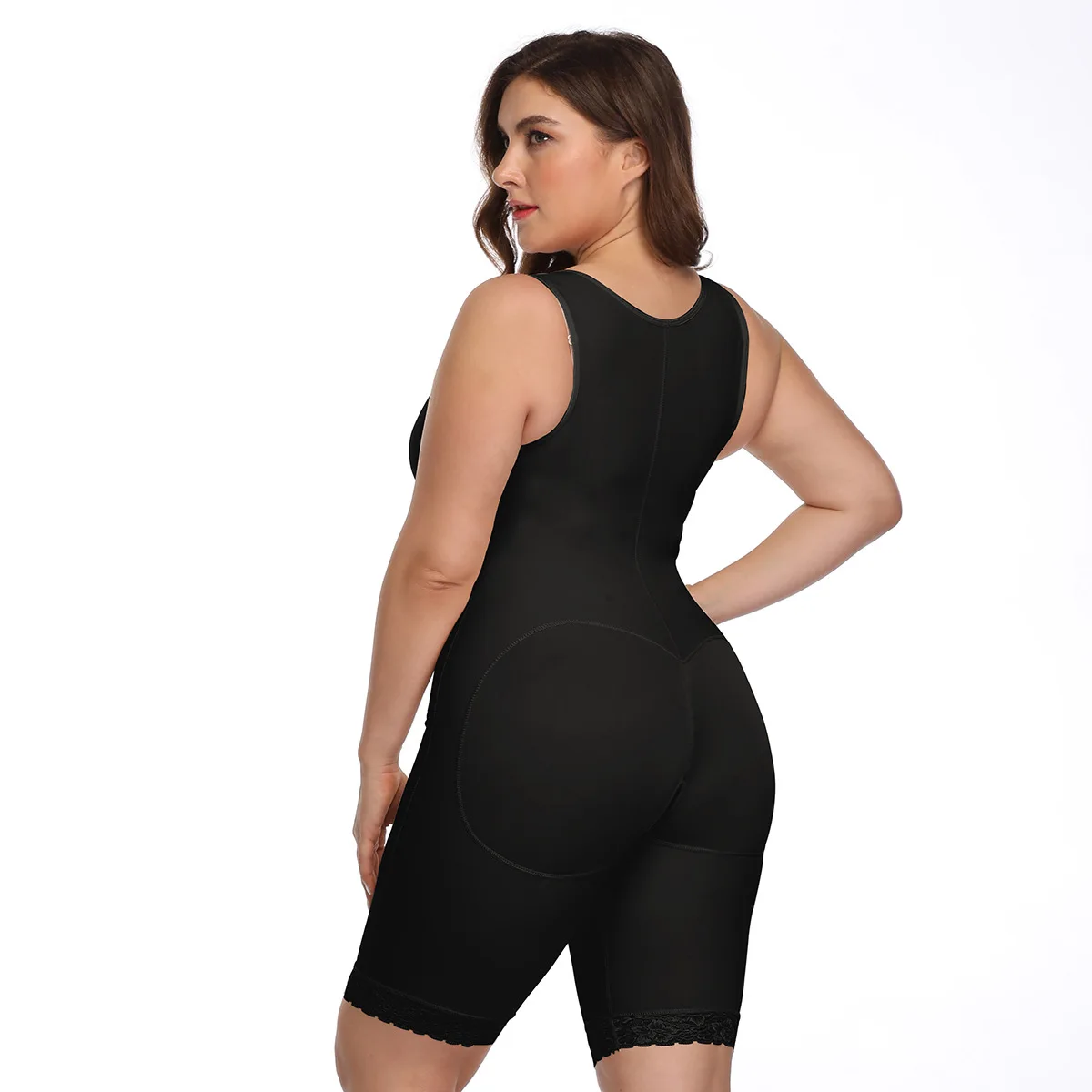 Women plus size crotchless waist trainer shapewear lingerie bodysuits postpartum recovery slimming shaper