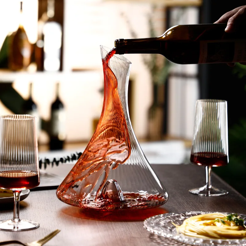 Unique Fluted Glassware Texture Stemless Wine Glasses Vertical Stripe Vintage Ribbed Wine Goblet Champagne Coupe Glasses