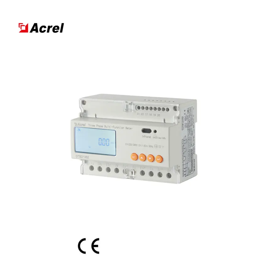Acrel DTSD1352-C Электрический din-рейка кВтч-счетчик, трехфазный многометровый 5А для управления питанием
