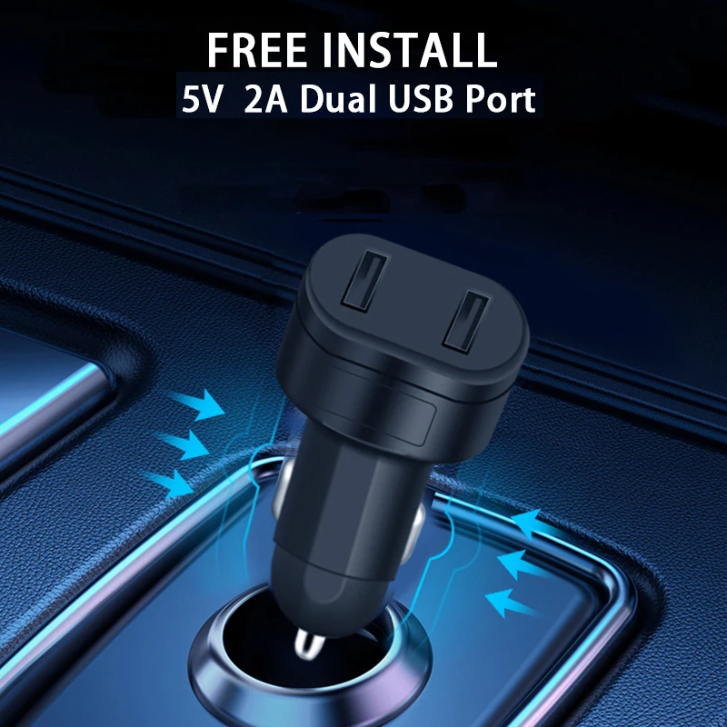 Usb Type-C Ports Anti Theft Real Time Tracking Plug-And-Play Universal Car Charger Gps Trackers With Sim Card Location