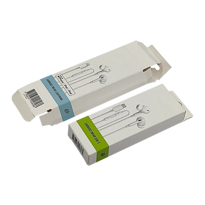 Mobile Accessories Usb Fast Charging Data Cable Packing Paper Charger Retail Tuck Box Packaging for USB Charger Cable