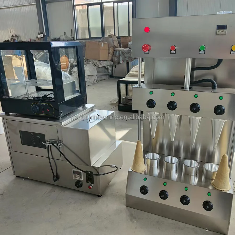 Hot Sale Automatic Pizza Making Machine Industrial Pizza Cone Vending Making Machine Pizza Mould Cones Making Equipment