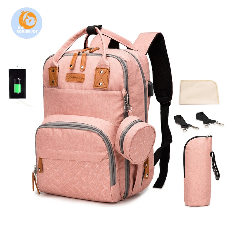 
Multifunctional waterproof nappi backpack diaper bag wholesale custom mummy baby travel maternity diaper backpack 