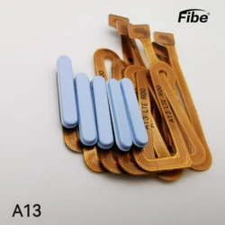 finger original new 100 Test Ok For samsung A13  Power ON OFF Volume Key Button Switch Flex Cable Ribbon Repair Parts