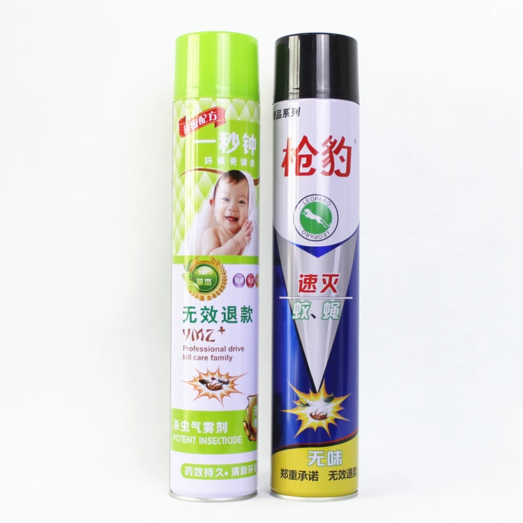 Effective insect spray aerosol insecticide killer spray 400/600/750 ml