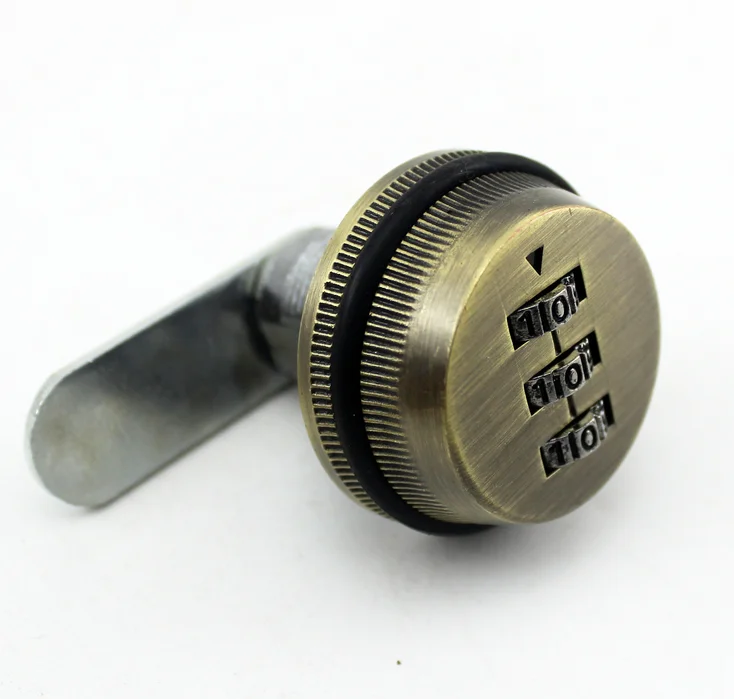 DL38(MS7100Z)Zinc Alloy 3 Digits Password 90 Degree Rotary Keyless Combination Mailbox Furniture Desk Number Cam Cabinet Lock
