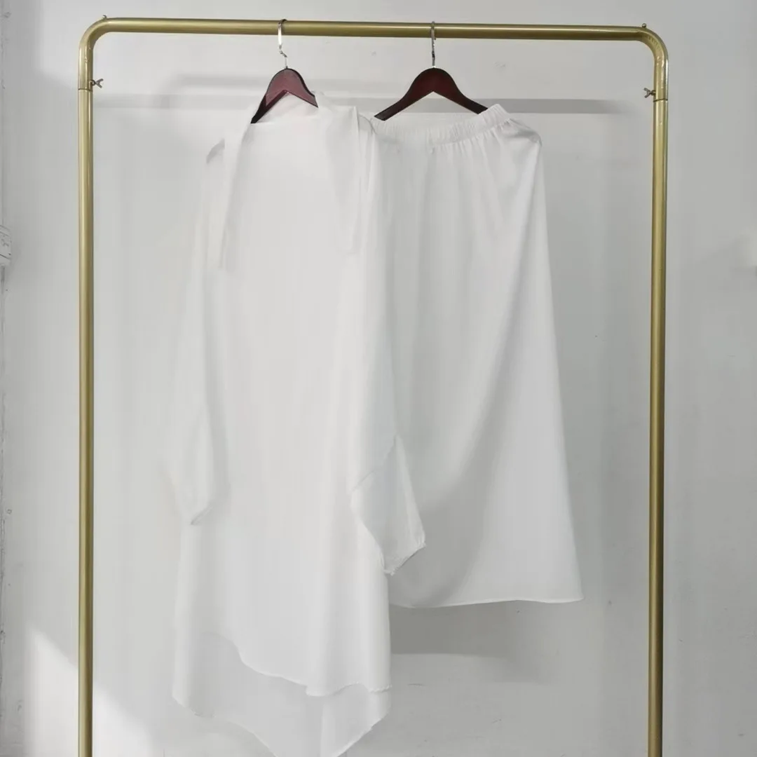 Manufacturer Well Made wholesale 2 pieces nida prayer dress arabic jilbabs for women