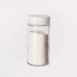Round glass spice bottle 80ml seasoning glass spice jar with plastic lid