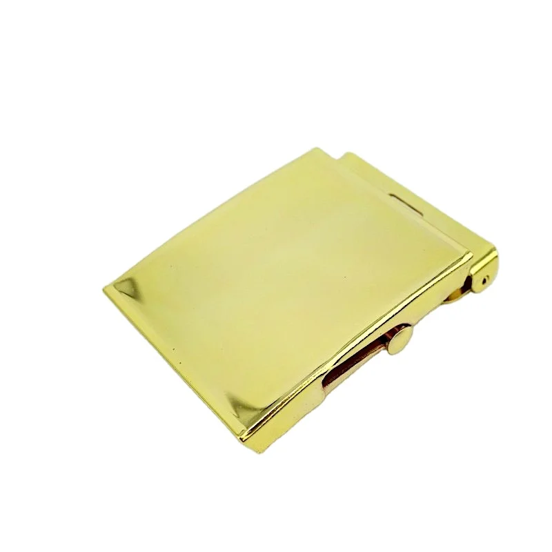 50mm Hanging Imitation Gold Custom Belt Buckle Hardware iron Square Head Metal Buckle for Webbing Belt  Accessories