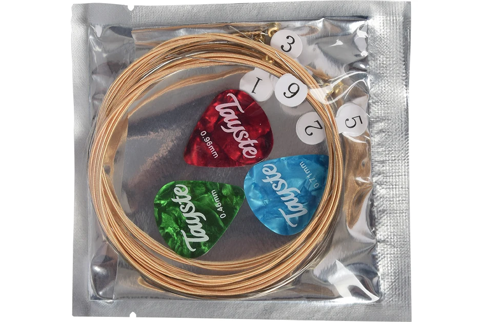 musical instrument  010 011 012 brass acoustic guitar strings 8 manufacturer custom guitar string pack
