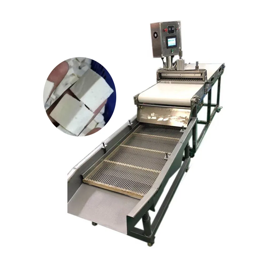 Automatic Bean Curd Dicer Cheese Cube Triangle Tofu Cutting Machine