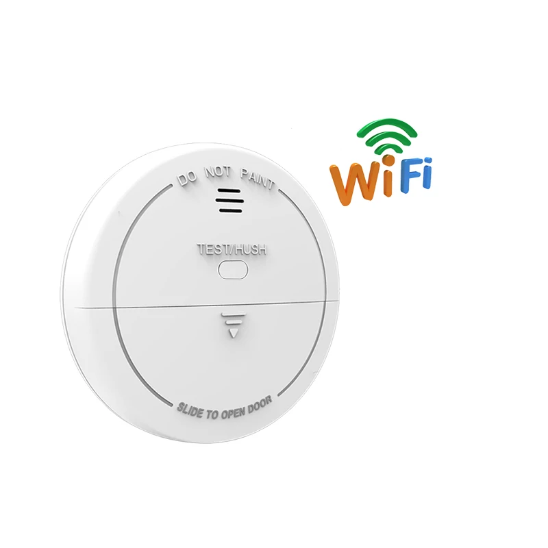Security Alarm System Tuyasmart Smart Life APP Cigarette Fire Smoke Leak Alarm Tuya WiFi Smoke Detector