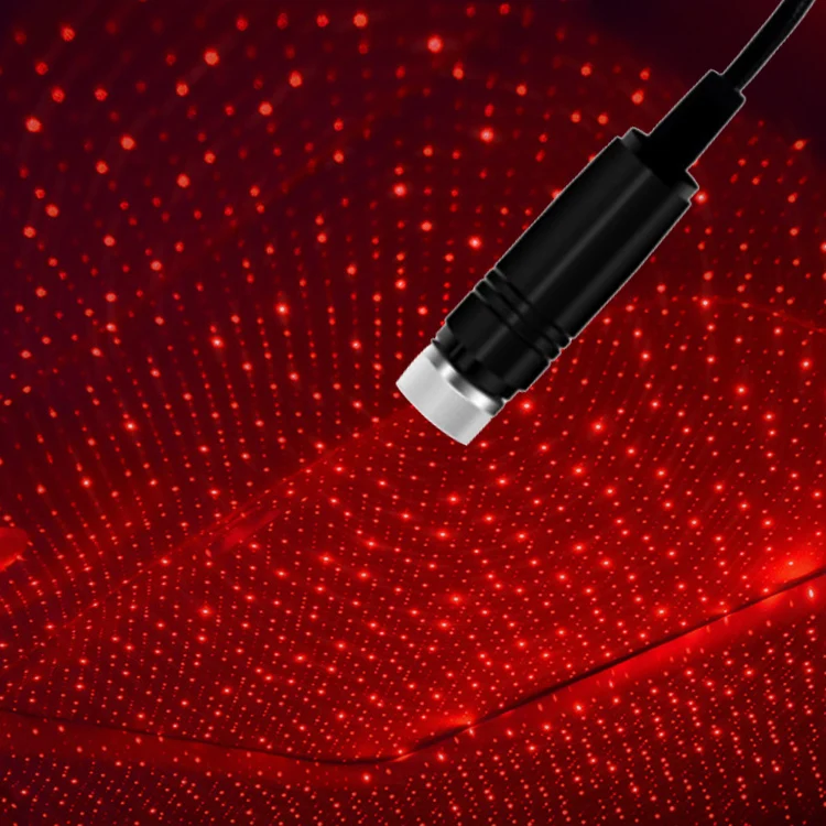  Автомобильный интерьер usb на крышу миниатюрный светодиодный Звездный лазерный светильник украшение комнаты звездное освещение автомобиля атмосферная