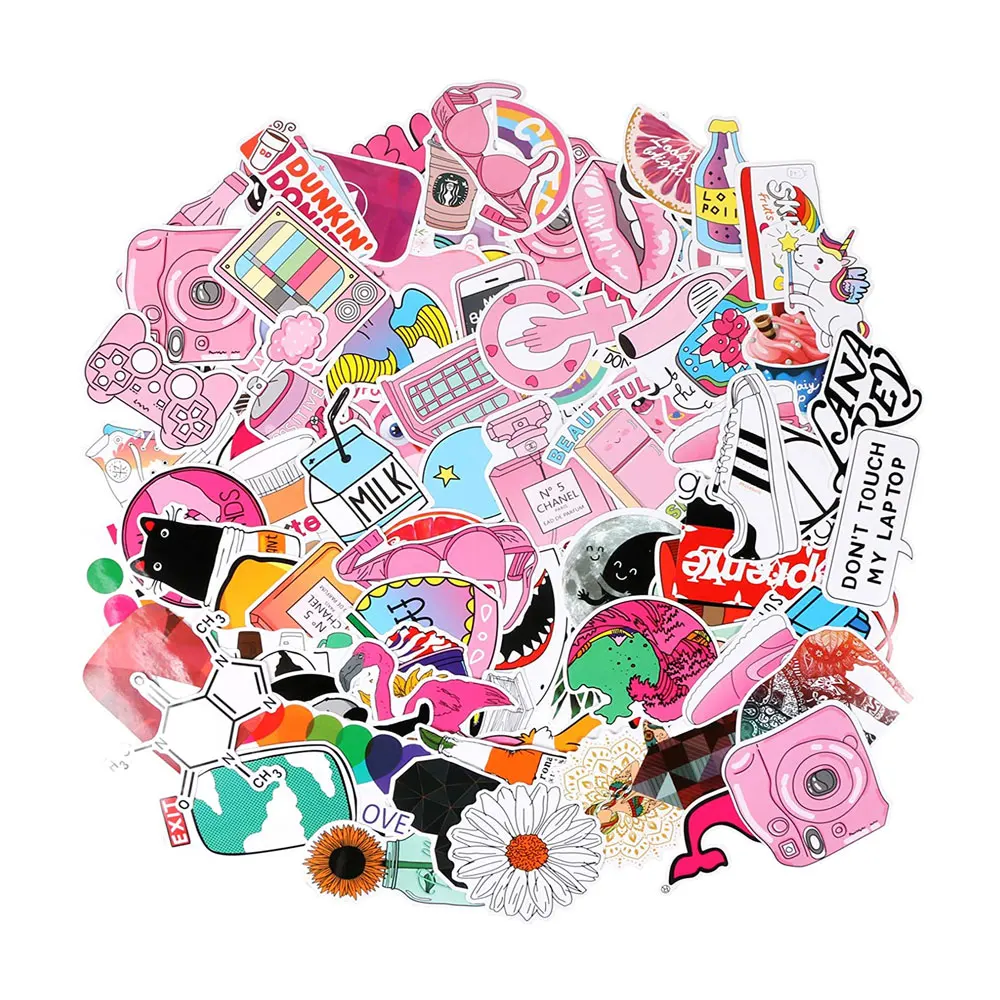 Китай, оптовая продажа, клейкие ПВХ наклейки на заказ, высеченные виниловые наклейки, водонепроницаемые милые наклейки с логотипом