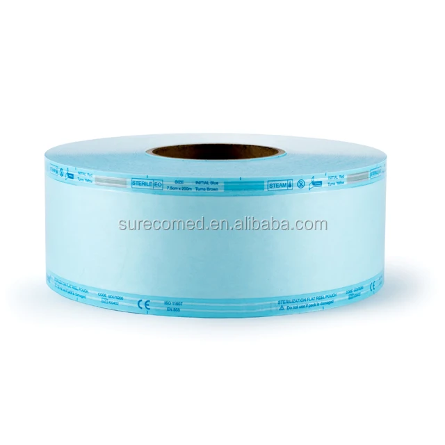 Medical Tool Sterile Packaging Heat Seal Flat Reel Pouch